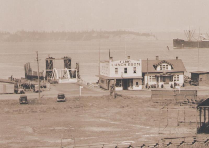 Ferry Lunch Room and Josh House circa 1930