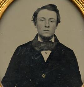 Portrait of Jacob D. Fowler, Mukilteo co-founder and county's first postmaser