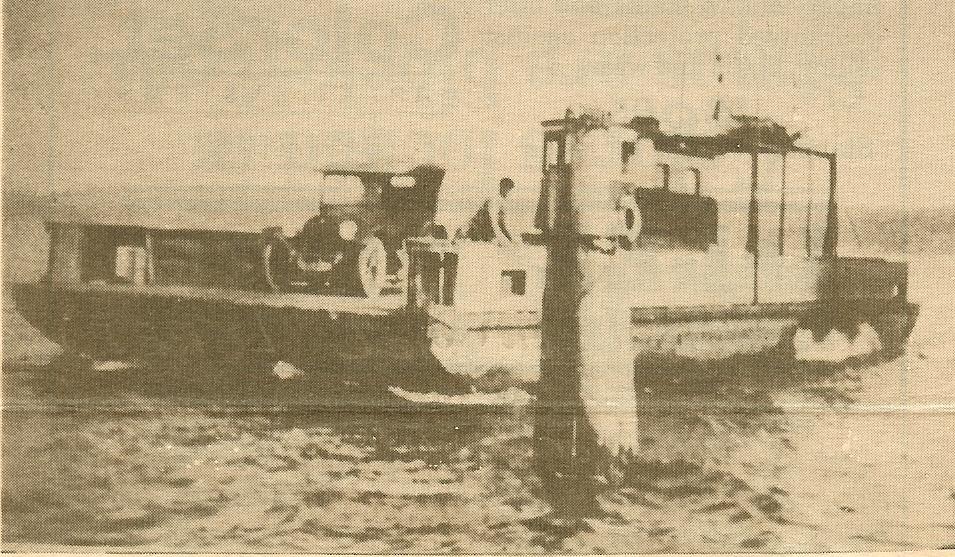 Mukilteo's First Car Ferry Photographed by Jim Kaiser 1921