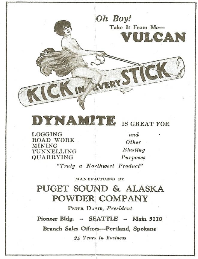 "Kick in Every Stick" Vulcan Dynamite advertisement